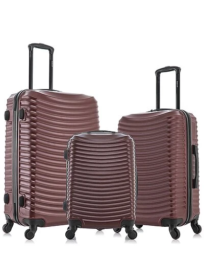 DUKAP Adly Lightweight Hardside Spinner 3 Piece Set Home 3 DUKAP Adly Lightweight Hardside Spinner 3 Piece Set Home
