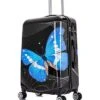Black Butterfly Prints Hardside Luggage 24in Home 1 Black Butterfly Prints Hardside Luggage 24in Home -Luggage Storage Store 1040307251 RLLD 1