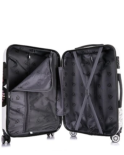 Butterfly Print Hardside Luggage 24in Home 6 Butterfly Print Hardside Luggage 24in Home - Image 4