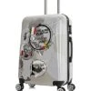 World Print Lightweight Hardside Luggage 24in Home