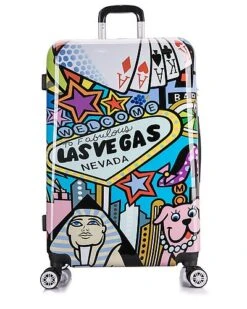 Las Vegas Prints Lightweight Hardside Spinner Home