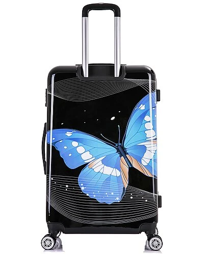 Black Butterfly Prints Lightweight Hardside Spinner Home 5 Black Butterfly Prints Lightweight Hardside Spinner Home - Image 3