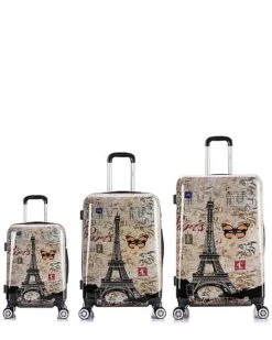 Paris Prints Lightweight Hardside Spinner 3pc Set Home