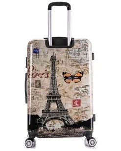 Paris Prints Lightweight Hardside Spinner 3pc Set Home 8 Paris Prints Lightweight Hardside Spinner 3pc Set Home -Luggage Storage Store 1040423130 RLLD 3