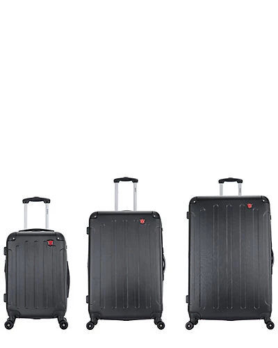DUKAP 3pc Hard-Side Luggage Set With USB Port Home 4 DUKAP 3pc Hard-Side Luggage Set With USB Port Home - Image 2