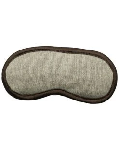 Knitted Eye Mask With Satin Piping Home