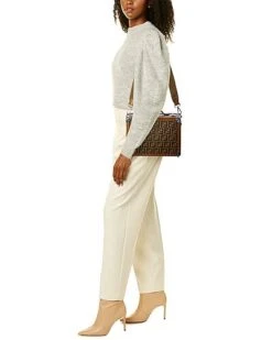 FENDI FF Motif Rigid Small Leather Travel Trunk Home 9 FENDI FF Motif Rigid Small Leather Travel Trunk Home -Luggage Storage Store 1161145307 RLLD 4