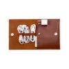 Brown Leatherette Travel Charger Case Home -Luggage Storage Store 3050692366 RLLD 1