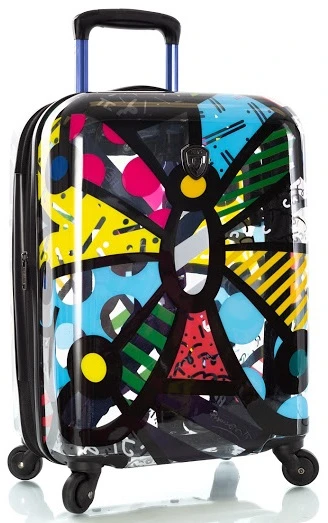 Britto By Heys "Butterfly" 21" Hardside Transparent Spinner Case 3 Britto By Heys "Butterfly" 21" Hardside Transparent Spinner Case