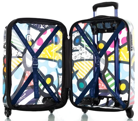 Britto By Heys "Butterfly" 21" Hardside Transparent Spinner Case 4 Britto By Heys "Butterfly" 21" Hardside Transparent Spinner Case - Image 2