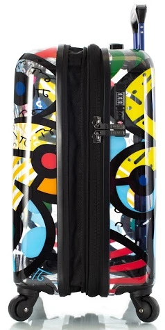 Britto By Heys "Butterfly" 21" Hardside Transparent Spinner Case 5 Britto By Heys "Butterfly" 21" Hardside Transparent Spinner Case - Image 3