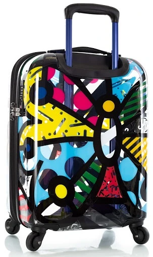 Britto By Heys "Butterfly" 21" Hardside Transparent Spinner Case 6 Britto By Heys "Butterfly" 21" Hardside Transparent Spinner Case - Image 4