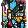 Britto By Heys "Butterfly" 26" Hardside Transparent Spinner Case -Luggage Storage Store britto by heys butterfly 26 hardside translucent spinner case 51