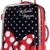 Disney Minnie Mouse Red Bow Hardside 21" Spinner -Luggage Storage Store disney minnie mouse red bow hardside 21 spinner 57