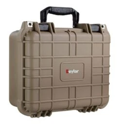 Eylar Compact 13.4 In. Protective Case With Foam -Luggage Storage Store eylar sa00001 case desert tan upright