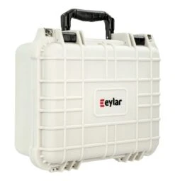Eylar Compact 13.4 In. Protective Case With Foam -Luggage Storage Store eylar sa00001 case polar white upright
