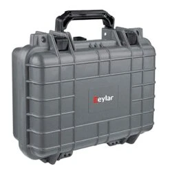 Eylar Small 11.6 In. Protective Case With Foam -Luggage Storage Store eylar sa00010 case gray upright