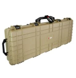 Eylar 48 In. Protective Rifle Roller Case With Foam -Luggage Storage Store eylar sa00014 case desert tan upright