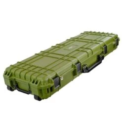 Eylar 48 In. Protective Rifle Roller Case With Foam -Luggage Storage Store eylar sa00014 case od green closed