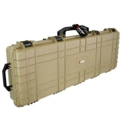 Eylar 53 In. Protective Rifle Roller Case With Foam -Luggage Storage Store eylar sa00015 case desert tan upright
