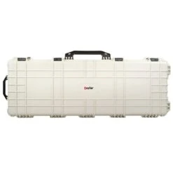 Eylar 53 In. Protective Rifle Roller Case With Foam -Luggage Storage Store eylar sa00015 case polar white upright