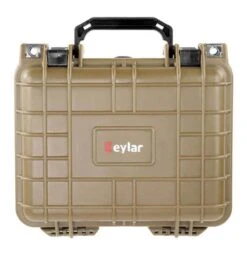 Eylar Small Compact 10.6 In. Protective Case With Foam -Luggage Storage Store eylar sa00022 case desert tan upright
