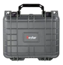 Eylar Small Compact 10.6 In. Protective Case With Foam -Luggage Storage Store eylar sa00022 case gray upright