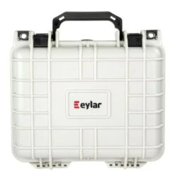 Eylar Small Compact 10.6 In. Protective Case With Foam -Luggage Storage Store eylar sa00022 case polar white upright