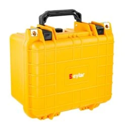 Eylar Small Deep 10.6 In. Protective Case With Foam -Luggage Storage Store eylar sa00023 case yellow upright