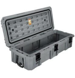 Eylar SR-110 Long Crossover Off-Road Cargo Case -Luggage Storage Store eylar sr00003 case gray open