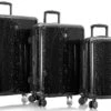 Heys Black Leopard 3-Piece Luggage Set 1 Heys Black Leopard 3-Piece Luggage Set -Luggage Storage Store heys black leopard 3 piece luggage set 59