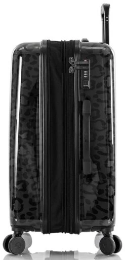 Heys Black Leopard 3-Piece Luggage Set -Luggage Storage Store heys black leopard 3 piece luggage set 63