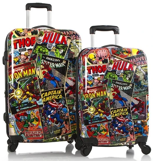 Heys Marvel Comics 2-Piece Luggage Set 3 Heys Marvel Comics 2-Piece Luggage Set