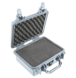 Pelican 1200 Small Carrying Case With Pick N Pluck Foam -Luggage Storage Store pelican 1200 foam silver