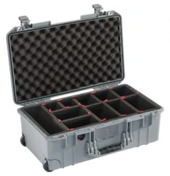 Pelican 1535 Air Wheeled Case With TrekPak Divider System -Luggage Storage Store pelican 1535air trekpak silver
