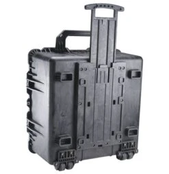 Pelican 1640-FL1 Large Wheeled Transport Case With 1 Inch Foam Lining -Luggage Storage Store pelican 1640 upright back black