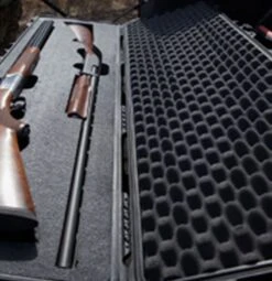 Pelican 1750 Long Wheeled Case With Layers Of Foam -Luggage Storage Store pelican 1750 app closeup gun