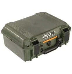 Pelican V200 Vault Medium Pistol Case -Luggage Storage Store pelican v200 odgreen closed right