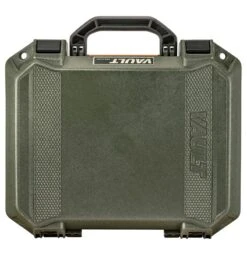 Pelican V200 Vault Medium Pistol Case -Luggage Storage Store pelican v200 odgreen closed upright