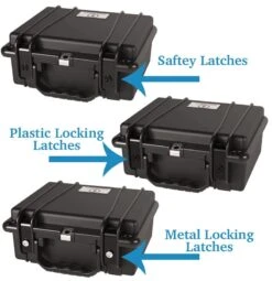 Seahorse SE300 Small Protective Case With Empty Interior -Luggage Storage Store seahorse se300 latches 1