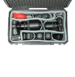 SKB ISeries 3i 2011-7 Wheeled Shipping Case W/ Think Tank Dividers -Luggage Storage Store skb 3i 2011 7b dividers upclose