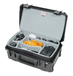 SKB ISeries 3i 2011-7 Wheeled Shipping Case W/ Think Tank Removable Zippered Divider -Luggage Storage Store skb 3i 2011 7dz left