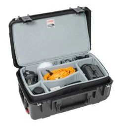 SKB ISeries 3i 2011-7 Wheeled Shipping Case W/ Think Tank Removable Zippered Divider -Luggage Storage Store skb 3i 2011 7dz right