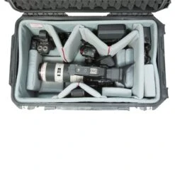 SKB ISeries 3i 2213-12 Wheeled Shipping Case W/ Think Tank Dividers -Luggage Storage Store skb 3i 2213 12b dividers upclose