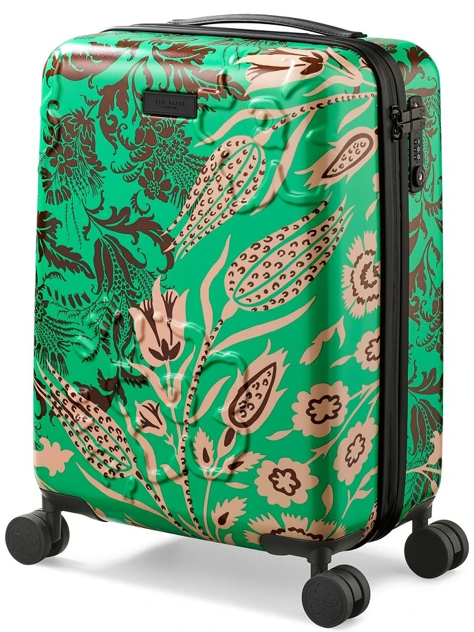 Ted Baker Luggage Magnolia Baroque Floral Small Hardside Spinner 3 Ted Baker Luggage Magnolia Baroque Floral Small Hardside Spinner