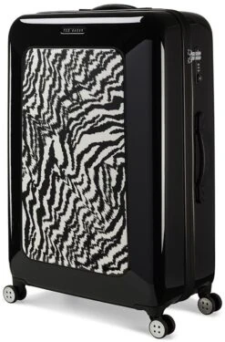 Ted Baker Luggage Take Flight Zebra Large Hardside Spinner