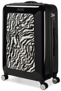 Ted Baker Luggage Take Flight Zebra Medium Hardside Spinner